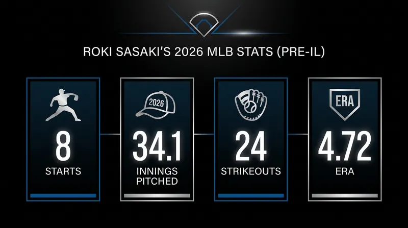 Sasaki's rookie campaign was interrupted by a right shoulder impingement in May.