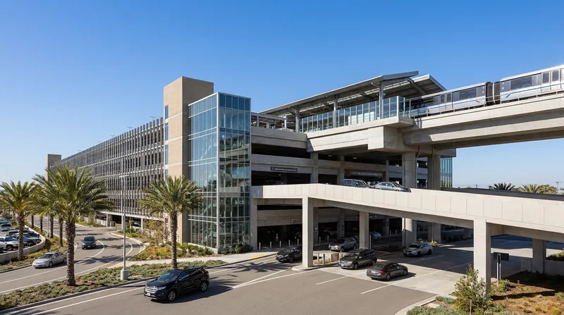 The new Consolidated Rent-A-Car (ConRAC) facility houses 18,000 vehicles, eliminating the need for rental shuttles to enter the airport.