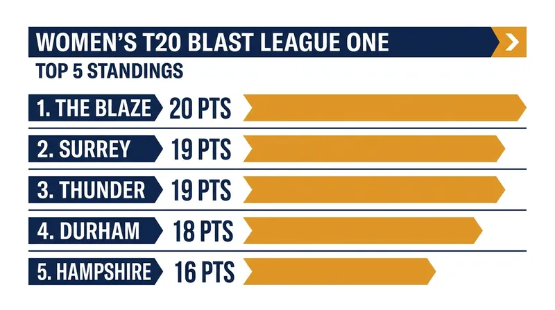 Current League One standings as teams battle for the four Finals Day spots.