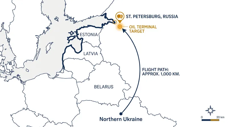 The drones navigated a nearly 1,000-kilometer route, bypassing multiple layers of Russian air defense.