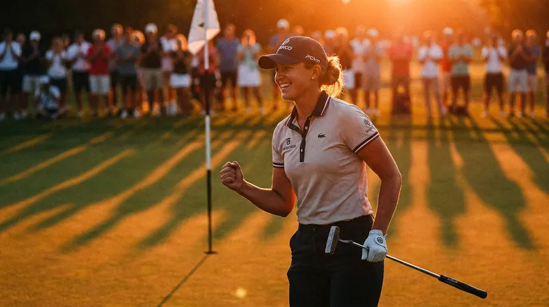 France's Agathe Laisné has secured two victories this season, keeping the pressure on Alexander.