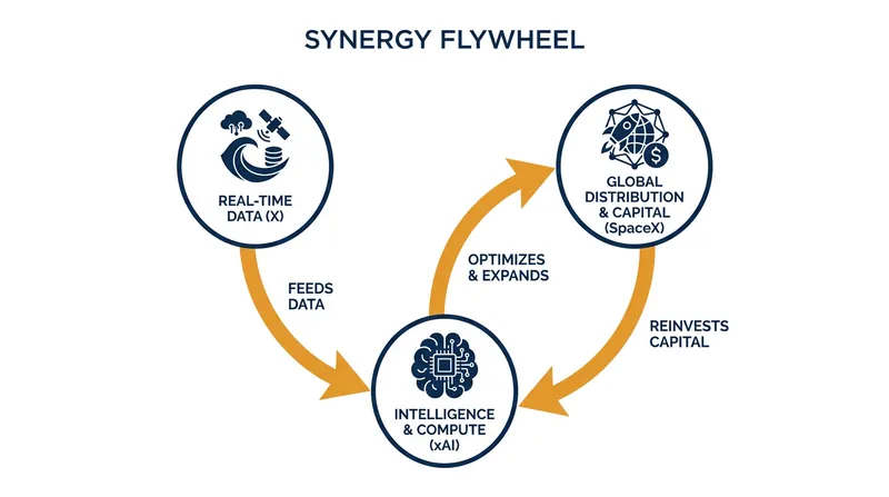 The strategic rationale relies on a closed-loop ecosystem of data, intelligence, and physical infrastructure.
