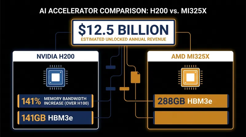 The newly unrestricted chips represent the current industry standard for training and deploying frontier AI models.