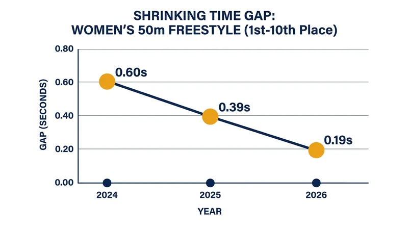 The performance gap at the elite level has collapsed over the last three seasons.