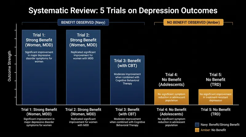 The systematic review revealed mixed results depending on the patient population.