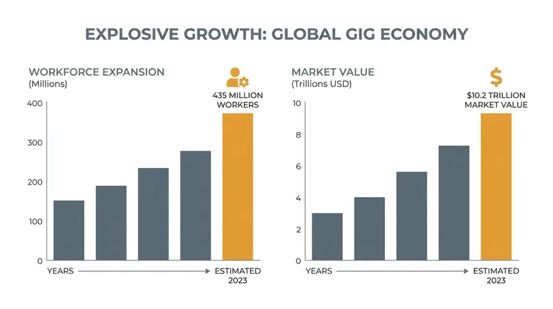 The platform economy has rapidly expanded to encompass 12.5 percent of the global workforce.