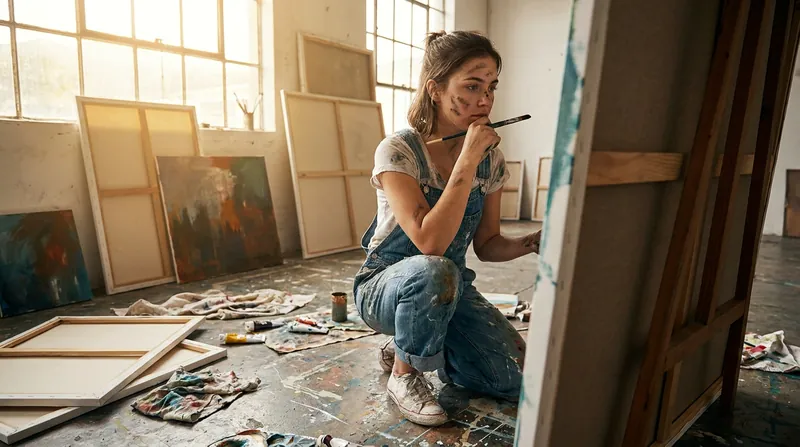 The market reset relieves young creators from the pressure of rapid financial speculation.