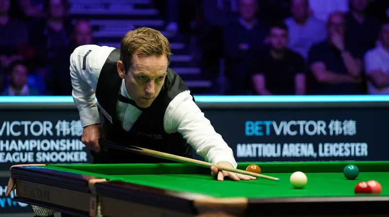 2024 champion Ali Carter relied on a crucial 97 break in his final match to advance on frame difference.