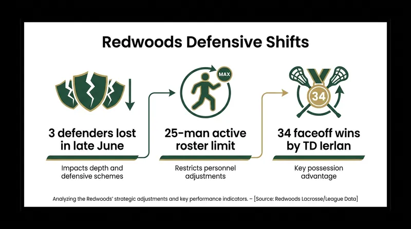 By the numbers: How the Redwoods are navigating their defensive reshuffle.