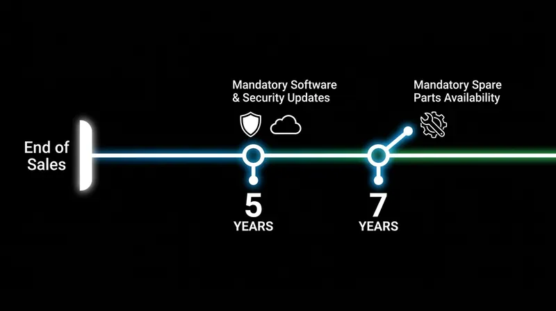 Manufacturers must now support devices long after they are discontinued from retail sale.