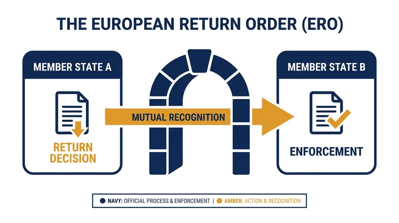 The European Return Order mandates that all member states mutually recognize and enforce deportation decisions.
