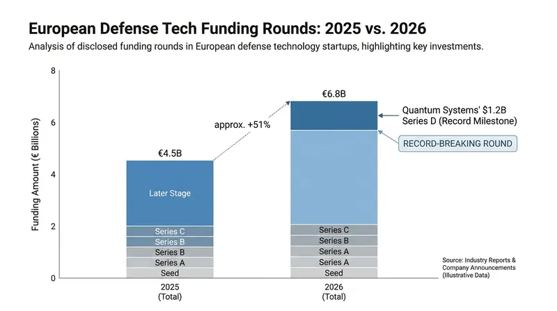 European defense technology is experiencing a historic surge in private capital investment.
