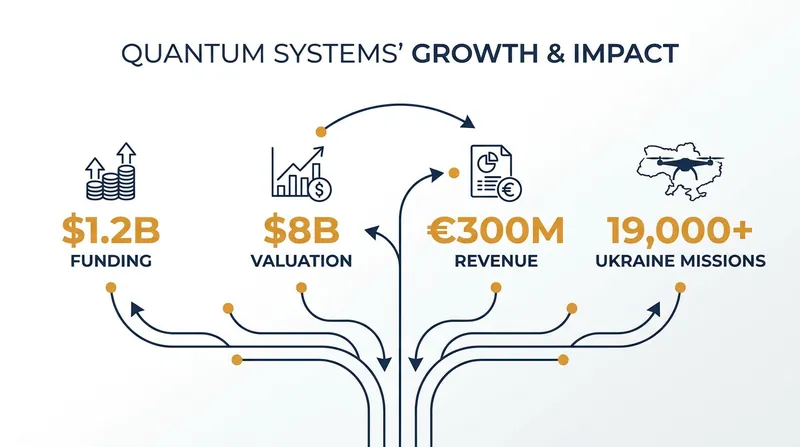 Key metrics driving Quantum Systems' record-breaking Series D valuation.