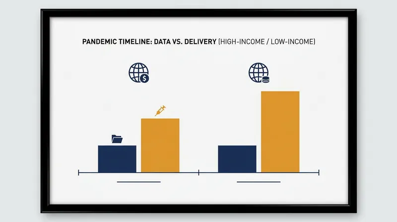 The historical delay between data sharing and vaccine access is driving the demand for a binding PABS system.