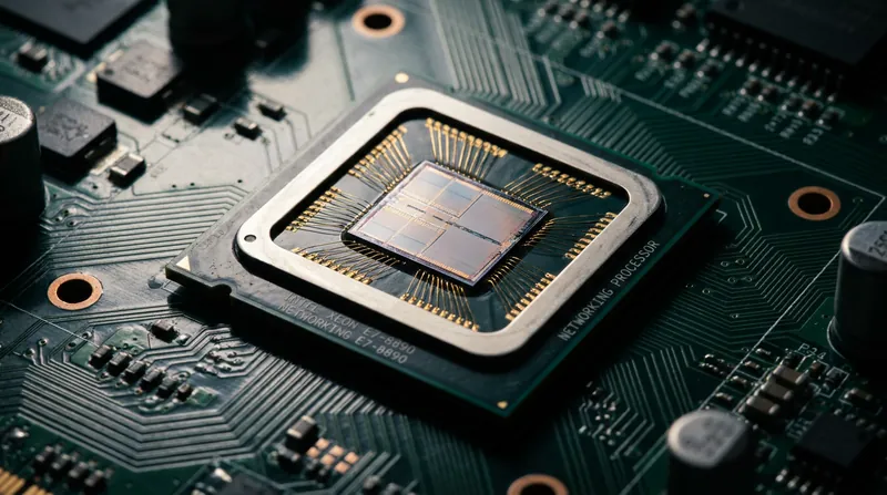 Custom silicon is required to route terabytes of data per second without overheating.