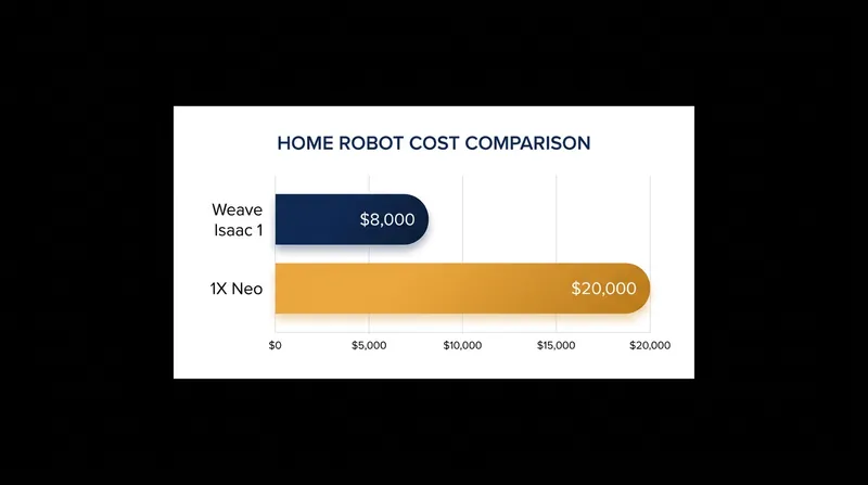 By stripping away complex legs and human-like fingers, Weave Robotics undercuts competitors by tens of thousands of dollars.