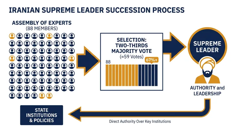 The constitutional pathway to selecting the Vali-e Faqih.