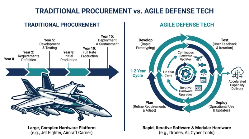The fundamental clash in procurement philosophy between legacy hardware and modern software-defined systems.
