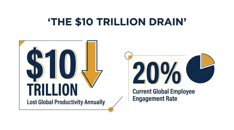 Disengagement is currently costing the global economy roughly 9% of its total GDP.