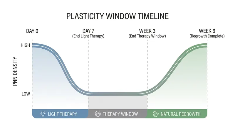 The effects are temporary, creating a safe, controlled window for intensive rehabilitation before the brain locks new connections in place.
