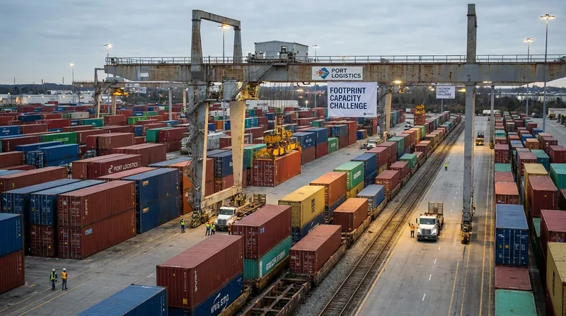 Terminal dwell times increase when unexpected volumes overwhelm the physical footprint of rail yards.