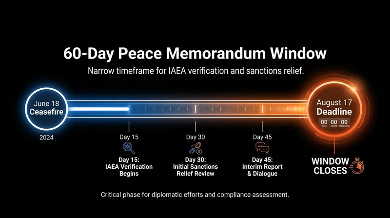 The UN watchdog has a limited window to verify Iran's nuclear status under the terms of the fragile ceasefire.
