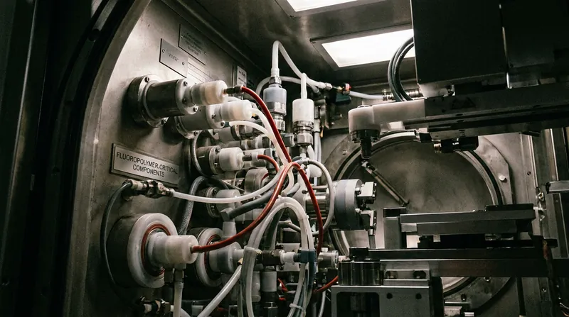 Semiconductor manufacturers argue that fluoropolymers are currently irreplaceable for handling corrosive etching gases.