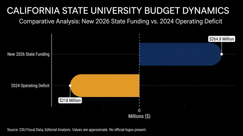 The dispute centers on whether recent state funding allocations offset previous structural deficits.