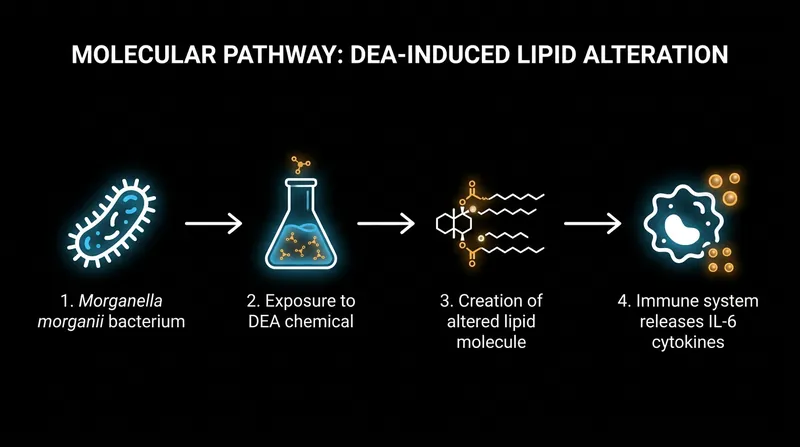 How a common chemical and a gut microbe combine to trigger an immune response.