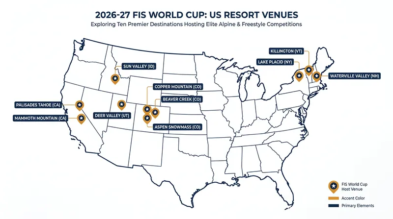 The 13 domestic events will be spread across 10 venues from coast to coast.