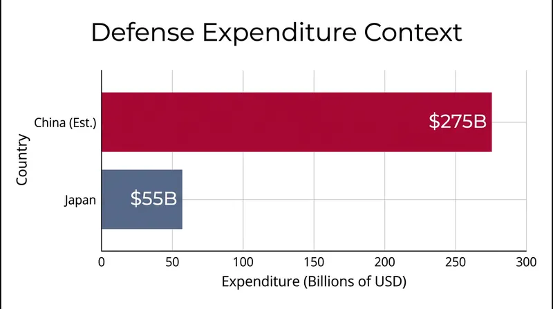 Japan has accelerated its defense spending in response to regional security concerns.