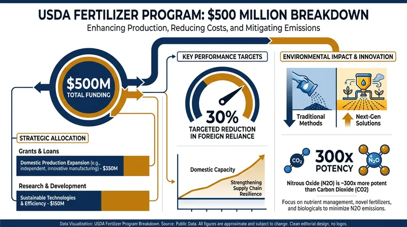 Key figures behind the USDA's new domestic fertilizer expansion initiative.