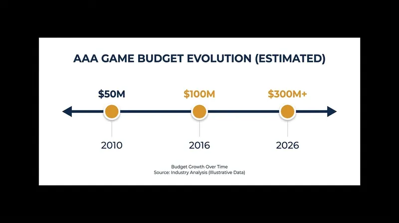 The baseline budget for a top-tier AAA video game has skyrocketed over the past decade.