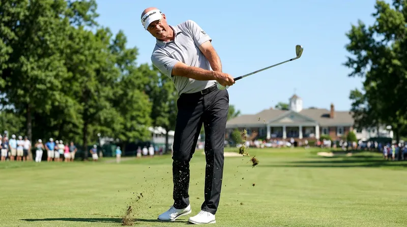 Stewart Cink applied relentless pressure, hitting 14 of 18 greens in regulation during the final round.