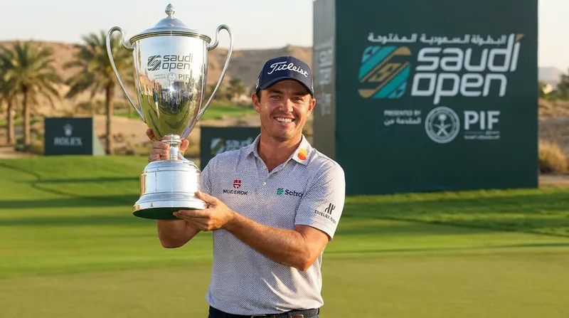 Catlin secured back-to-back victories with a dominant seven-stroke win at the Saudi Open.