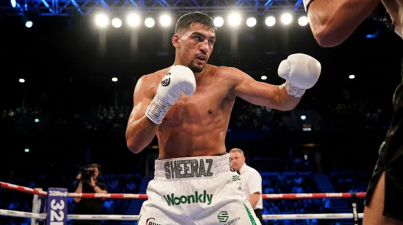 WBO Super Middleweight Champion Hamzah Sheeraz is a primary target for Adames following their 2025 split draw.