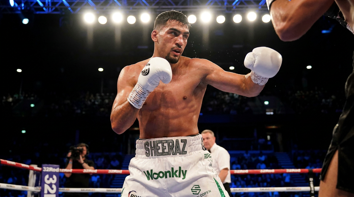 حمزه شیراز، قهرمان فوق میان‌وزن WBO، هدف اصلی آدامس پس از تساوی تقسیم‌شده آنها در سال ۲۰۲۵ است.