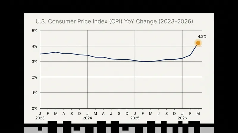 The June 2026 CPI print of 4.2% marks the highest level of inflation in three years.