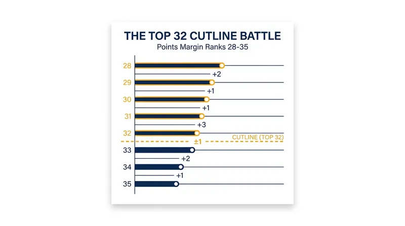 The margin for error around the top-32 cutline is razor-thin heading into the final July events.