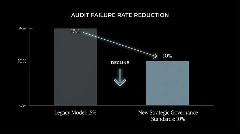 Stricter risk-based standards have demonstrably reduced the rate of audit failures.