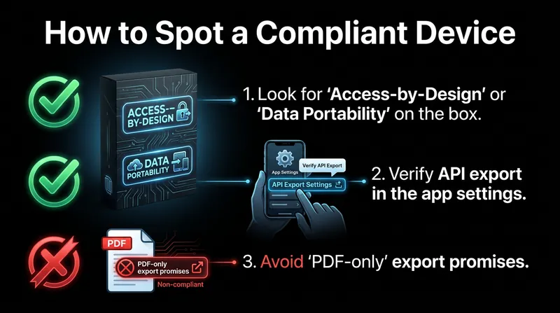 Key features to look for when ensuring your next smart device won't trap your data.