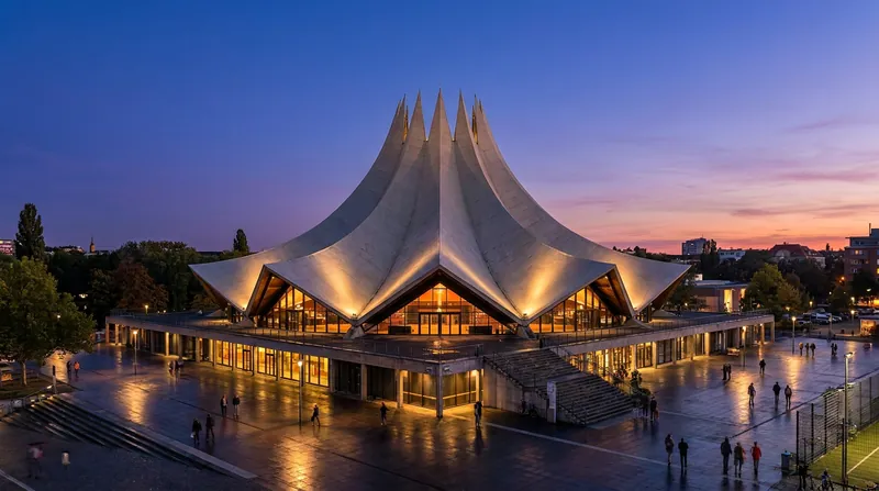 The Tempodrom in Berlin, where Walden suffered a sudden medical emergency during the 2025 German Masters.