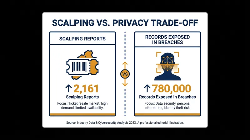 Lawmakers are weighing the logistical benefits of eliminating scalpers against the severe security risks of centralizing biometric data.