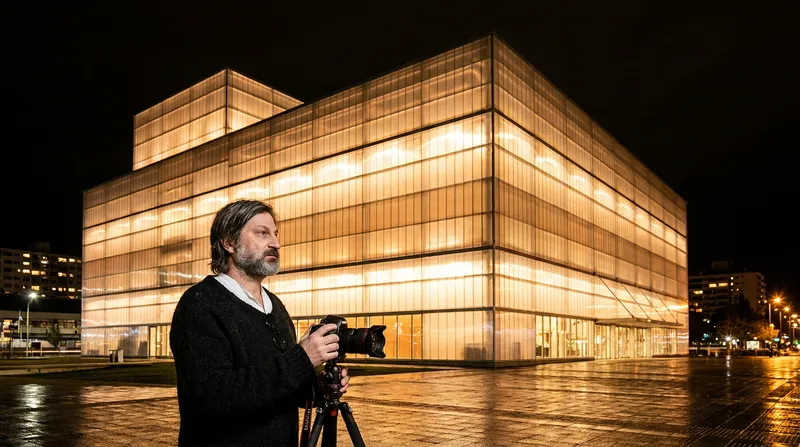 The Teatro Regional del Biobío in Concepción uses a translucent envelope to project the theater's energy into the city.