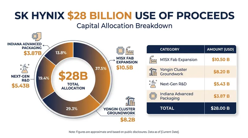 How the $28 billion capital raise will be deployed across global infrastructure.