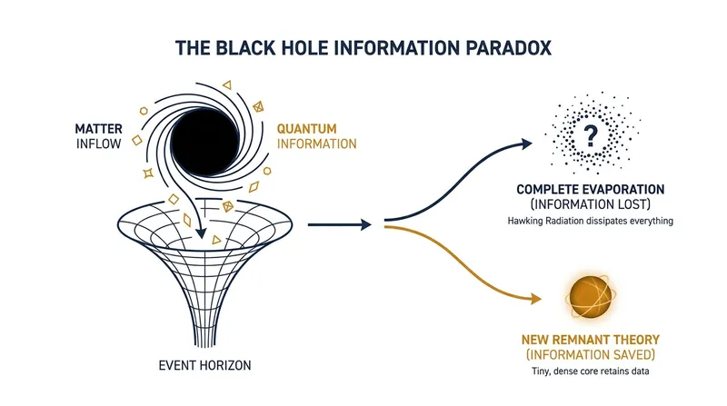 How the remnant theory preserves quantum information that would otherwise be lost to evaporation.