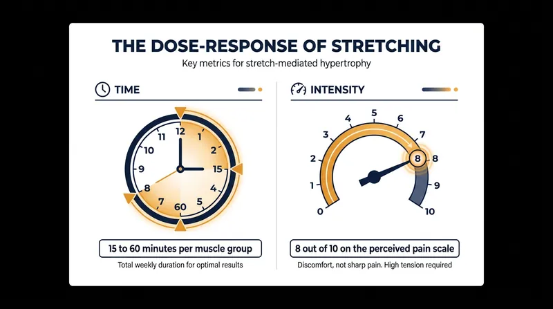 The protocols required to build muscle through stretching are intense and time-consuming.
