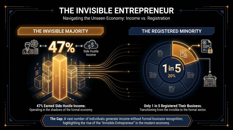 The rise of the unregistered side hustle is creating a massive informal economy.