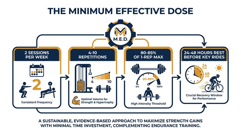 Exercise physiologists recommend a low-volume, high-intensity approach to build strength without adding bulk.