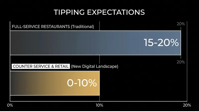 Understanding the distinction between full-service hospitality and transactional retail is key to navigating modern tipping etiquette.